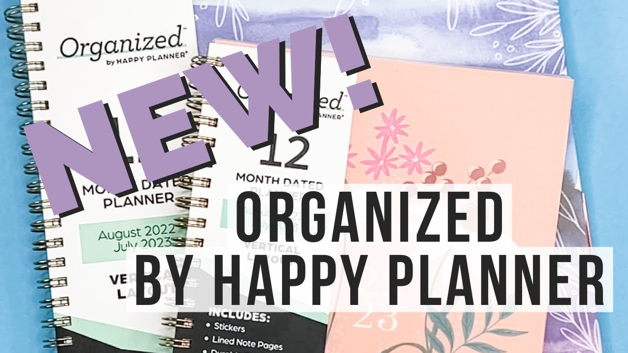NEW Happy Planner Organized Line - Flip Through & Review Small & Big Vertical Planners 2022 - 2023