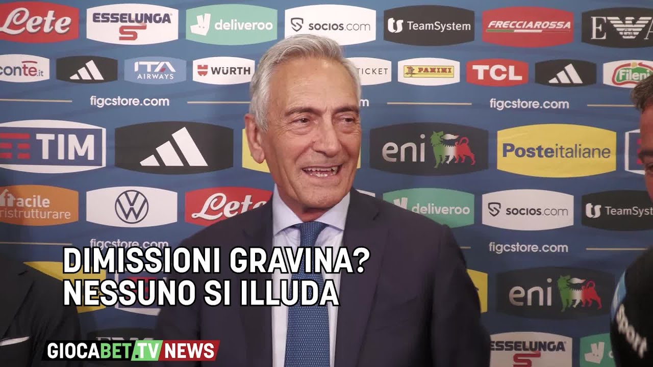 Nazionale - Dimissioni gravina? Nessuno si illude