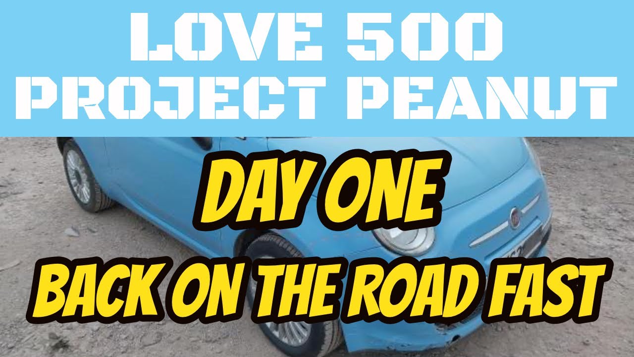 Project Peanut - Day 1 - Cat S Fiat 500 Lounge with 115K miles. Bargain, but is it? Copart Salvage