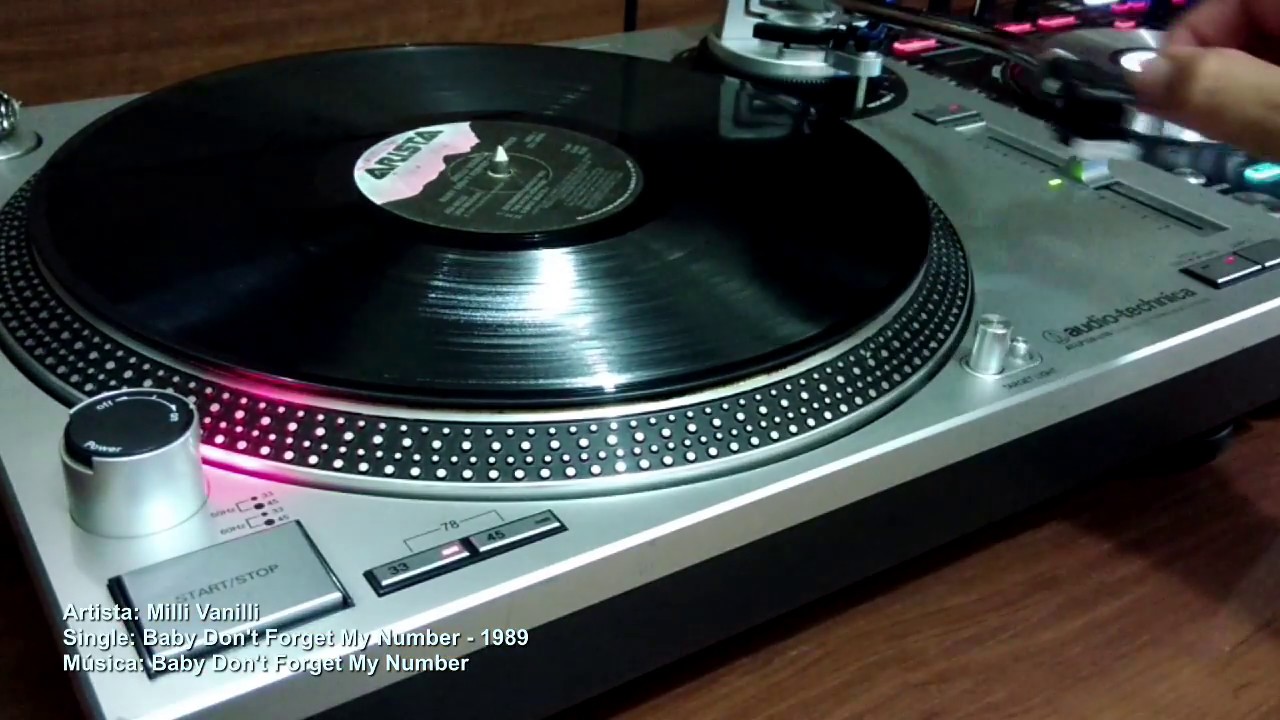 Ouça no Vinil! Milli Vanilli - Baby Don't Forget My Number (Extended Subway Mix) 1989