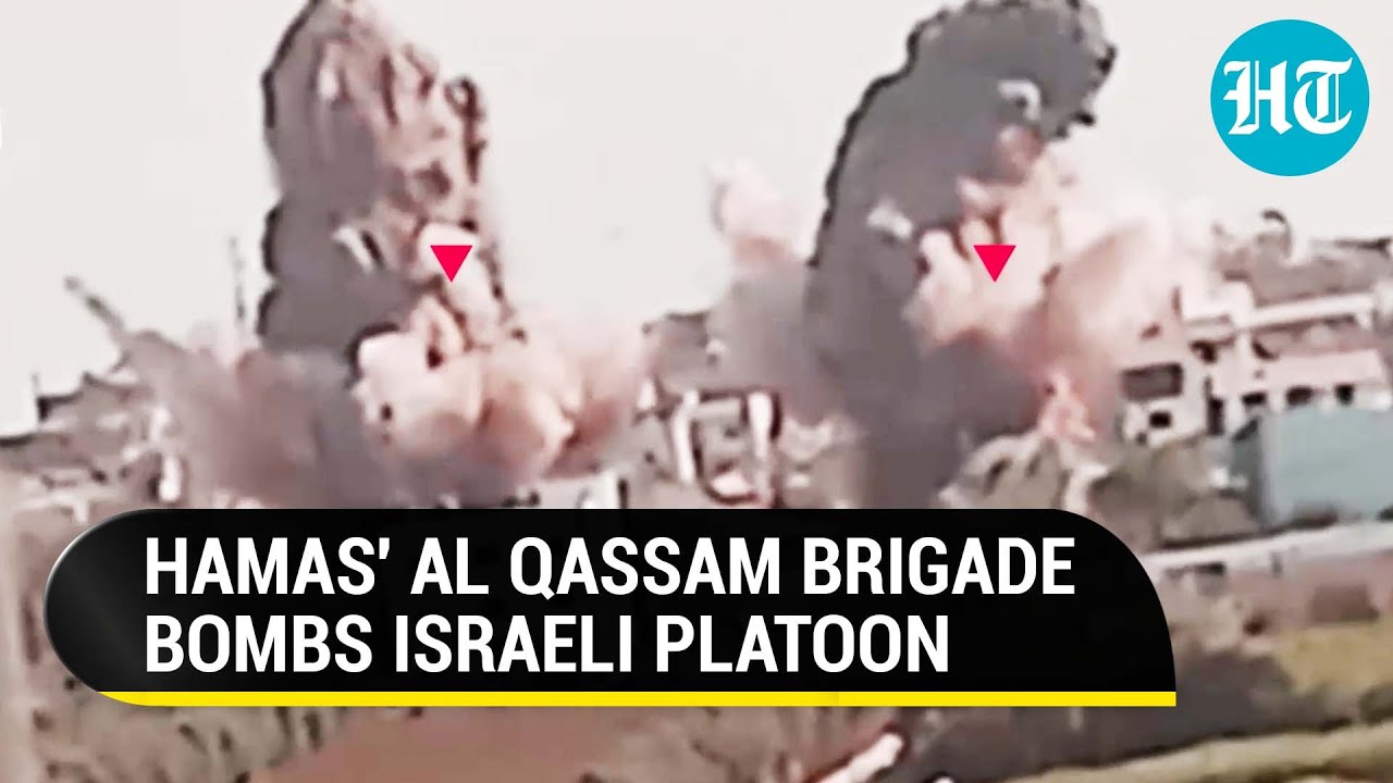 Al Qassam Blows Up Israeli Platoon In Gaza City; Fierce Clash On In Juhr Al-Dik | Watch
