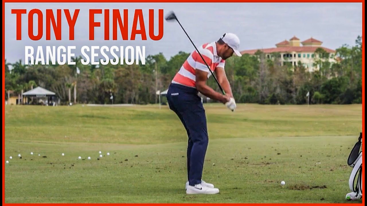 Short Backswing Tony Finau Range Session