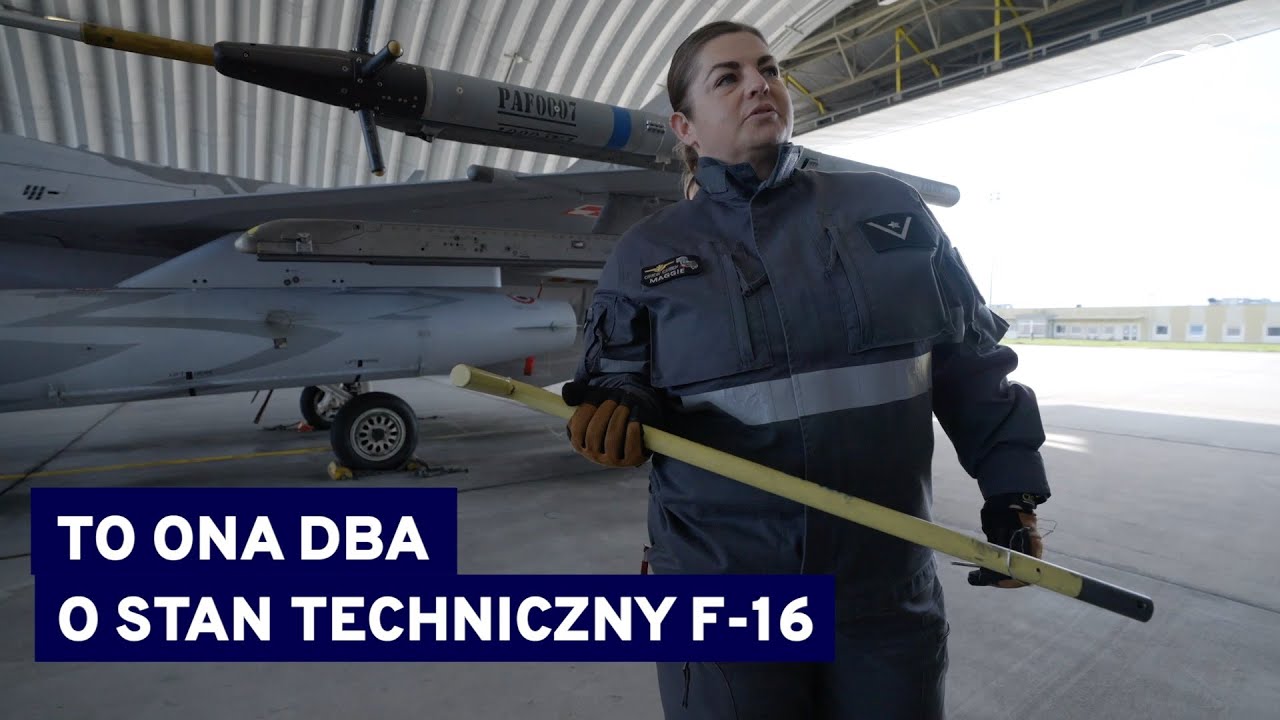 Jak sprawdzić silnik myśliwca od środka? Tajemnice F-16@tvn24