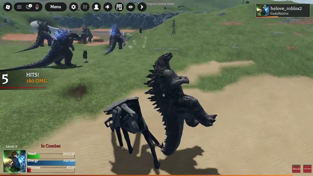 Roblox Kaiju multiverse 2.0 Female Muto update