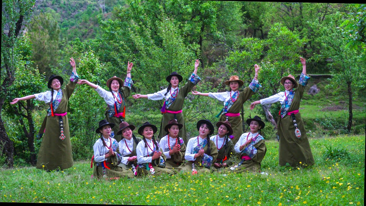 ༼ཆོས་ལ་བཟང་པོ། - ད་ནས་དགའ་བོ།༽ Tibetan Traditional Song and Dance by ཨ་རྩེད་མ་ཚོགས་པ། Atsema