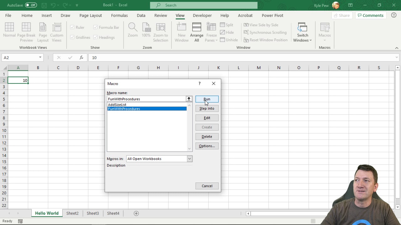 09 - Основы Excel VBA - Работа с переменными Excel VBA