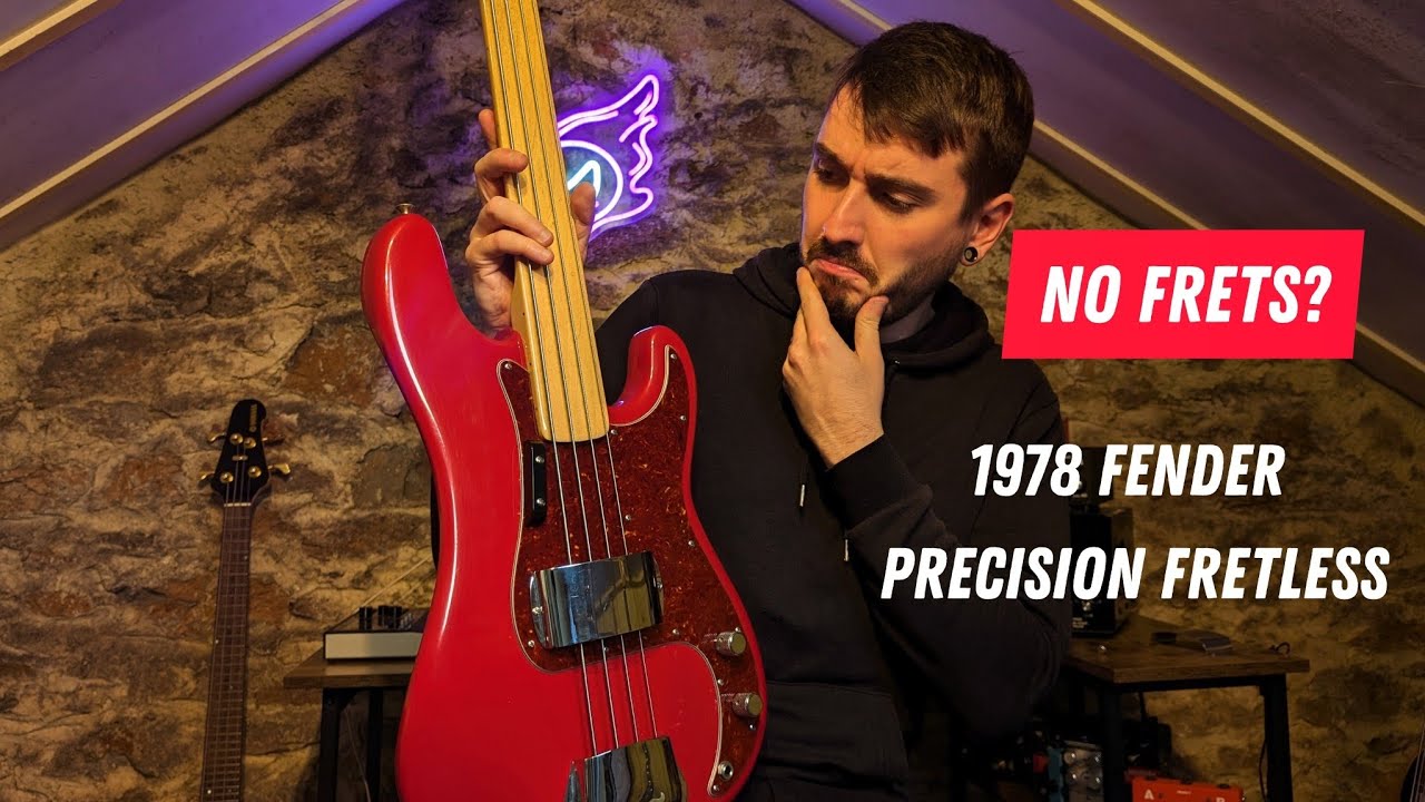 1978 Fretless Fender Precision Bass Overview and Playing