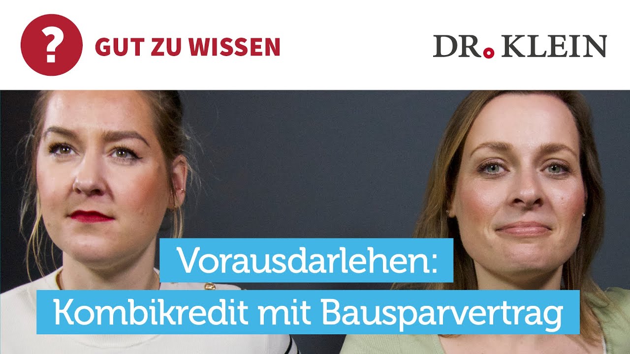 Vorausdarlehen: Mit Bausparvertrag sofort Geld erhalten I Einfach erklärt!