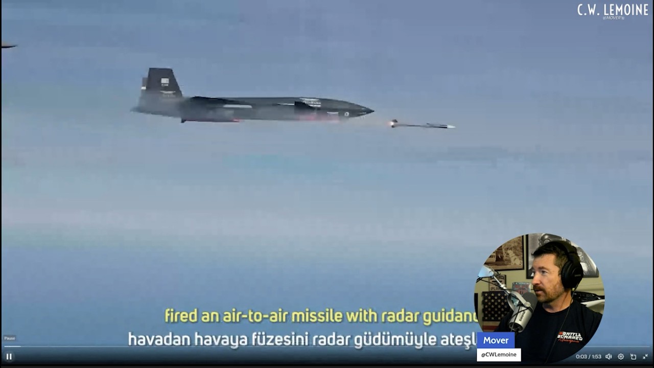 Turkish Drone Makes History with First BVR Air to Air Missile Shot