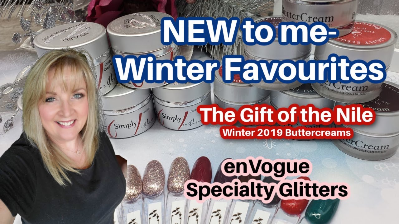 NEW (to me) Winter Colours | The Gift of the Nile Buttercreams | enVogue Specialty Glitters