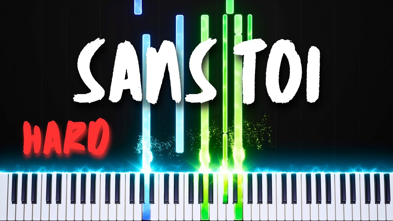 Gael Music - Sans Toi | HARD PIANO TUTORIAL BY Extreme Midi