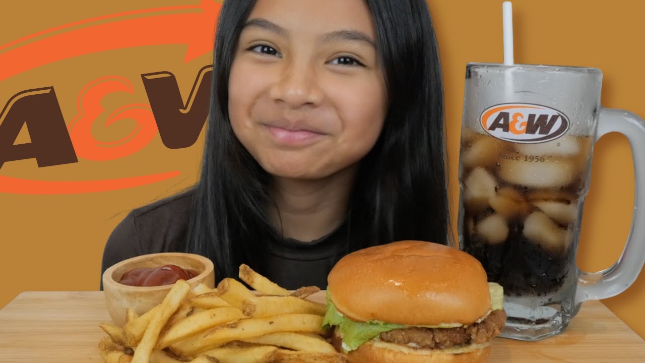 A&W Chicken Buddy Burger with Fries | Sissi&Emma