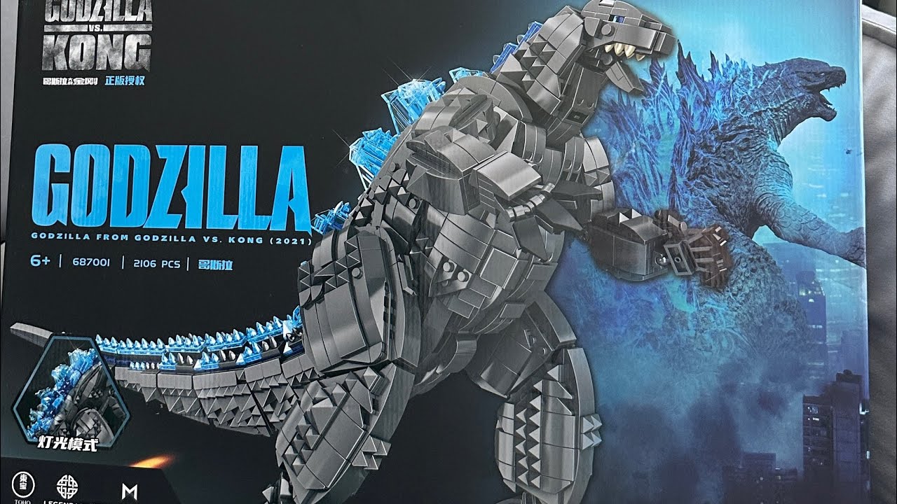 Проснулся от доставки набора LEGO GODZILLA 