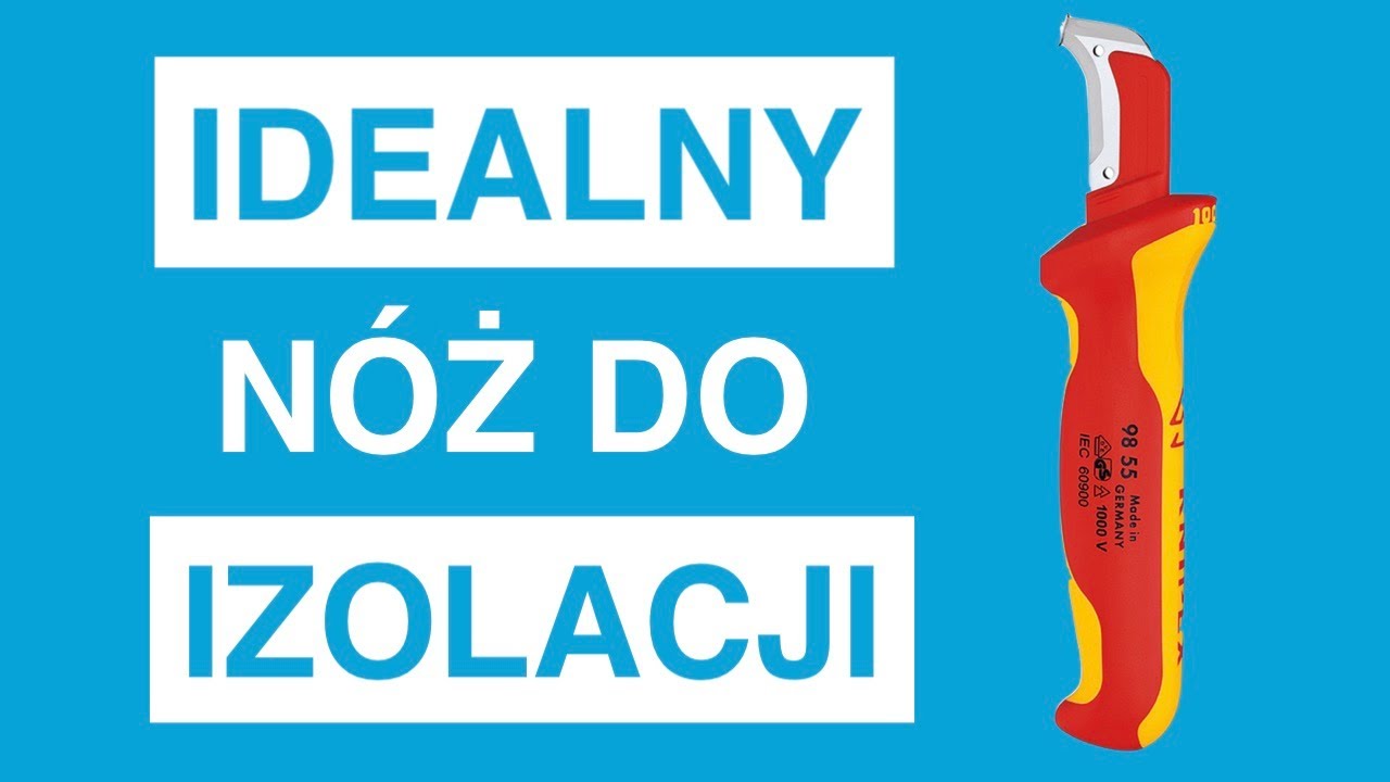 KNIPEX 9855 Sprawdzam czy to idealny nóż do ściągania izolacji z przewodów elektrycznych
