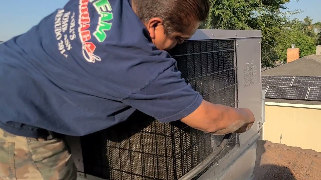 How to clean your air conditioner condenser yourself.