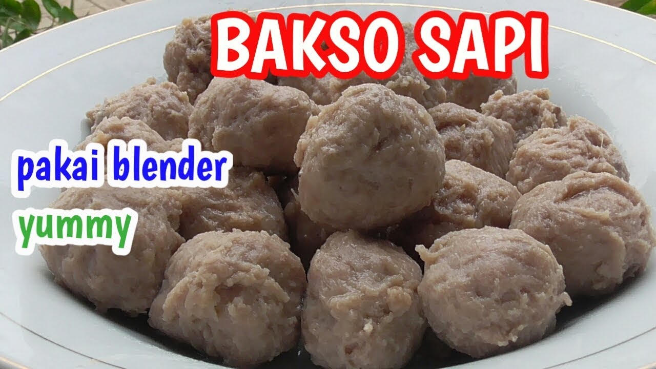 Resep Bakso Menggunakan Blender