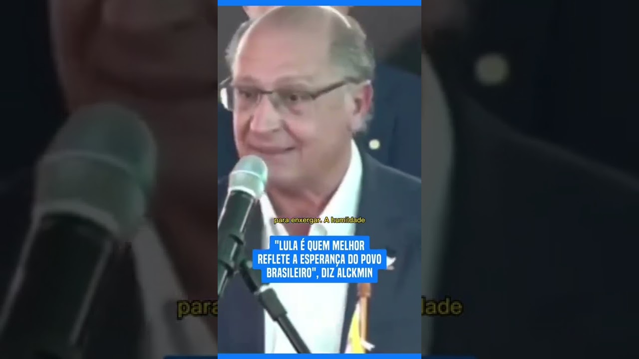 Alckmin oficializa filia&ccedil;&atilde;o ao PSB #uol #shorts