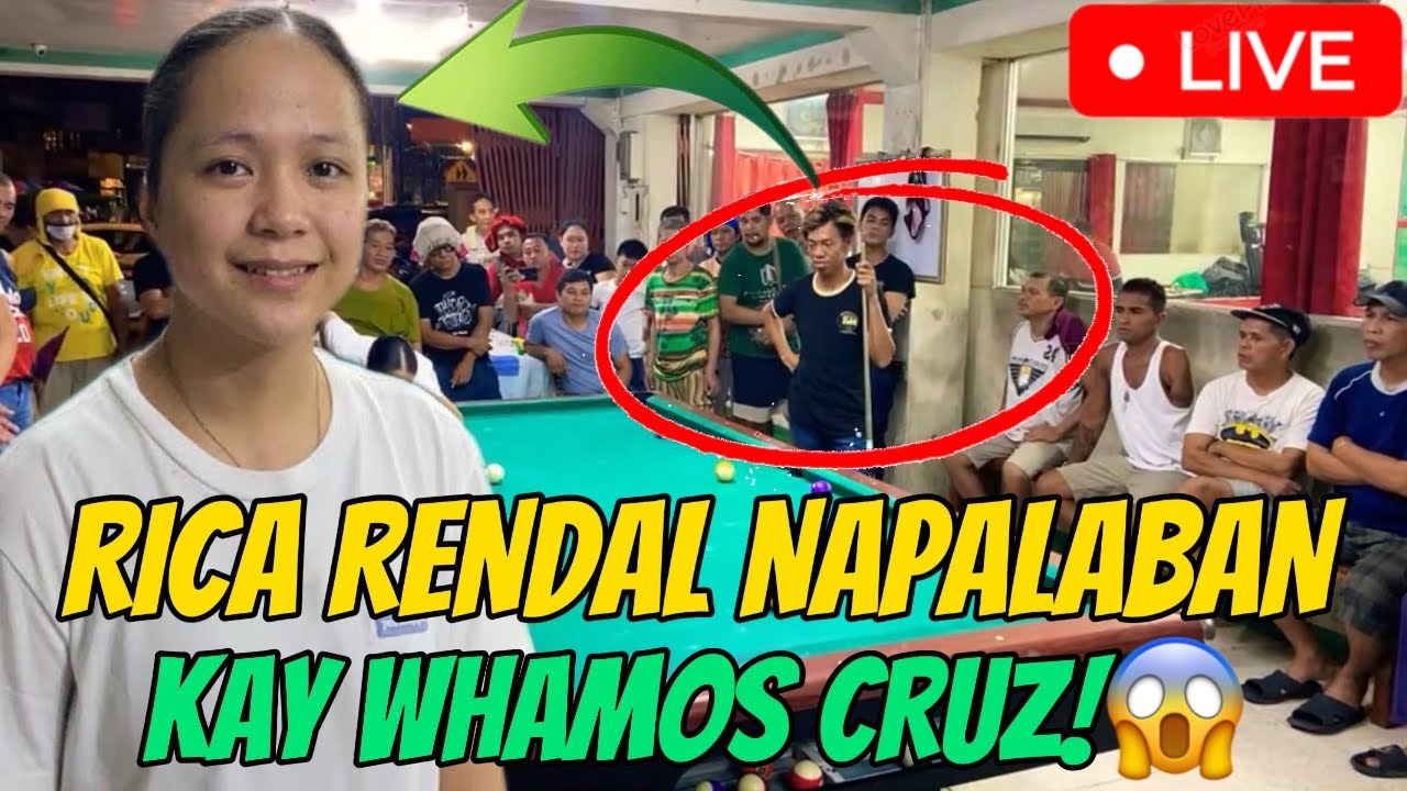 RICA RENDAL VS WHAMOS PAREHAS LIVE NOW‼️🎱