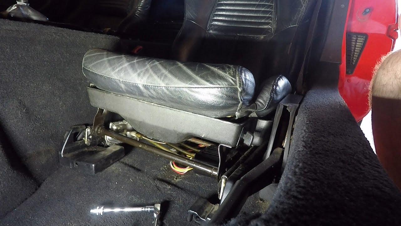 1995 C4 Corvette power drivers seat removal