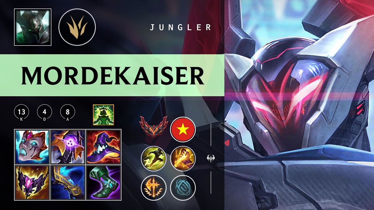 Mordekaiser Jungle vs Jayce - VN Grandmaster Patch 26.04