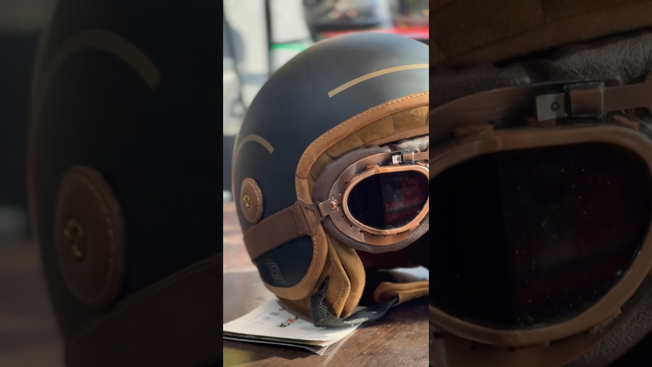 HYDERABAD AUTHORIZED DEALER OF AXOR HELMETS  CHE RUIN DULL BLACK GOLD 