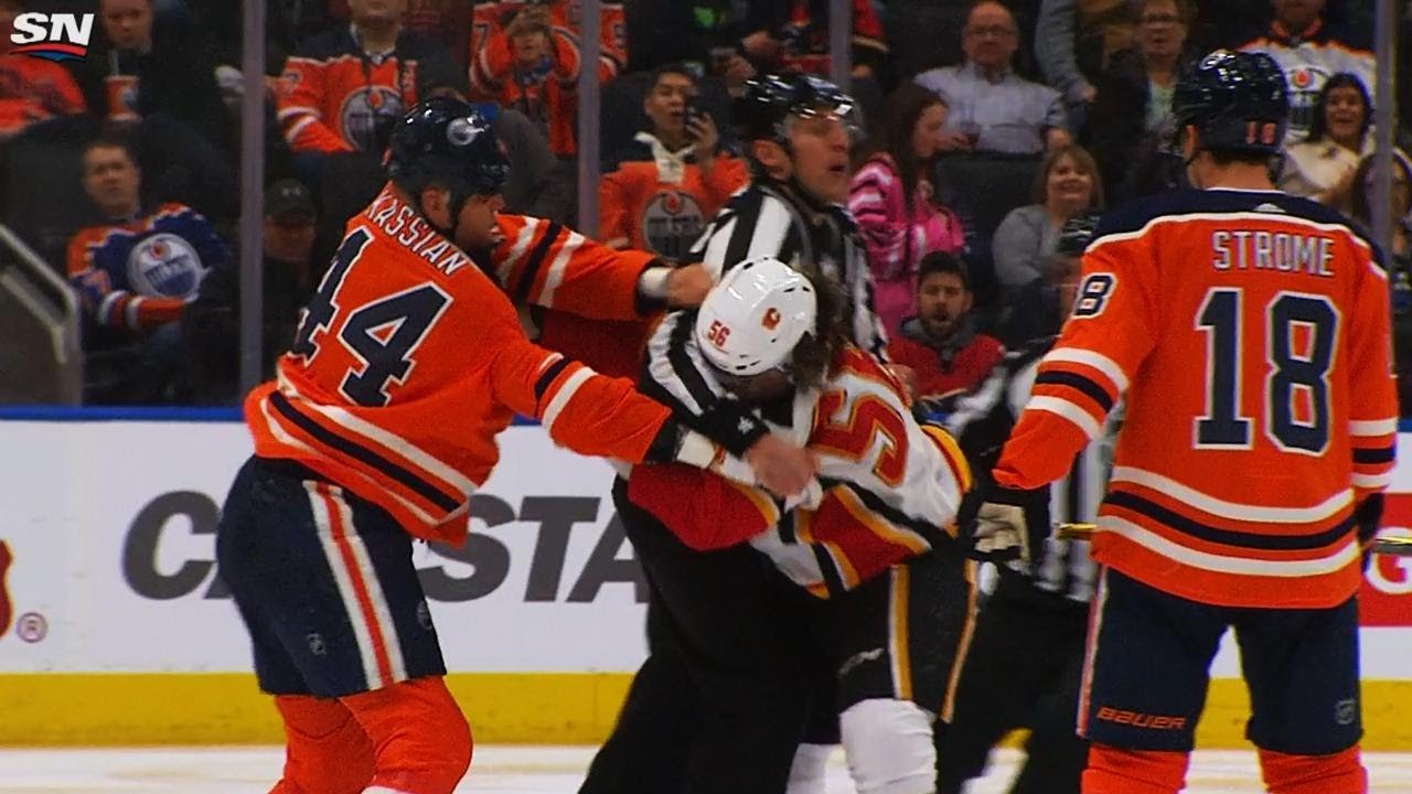 Zack Kassian gets gate for throwing punches after linesmen broke up fight