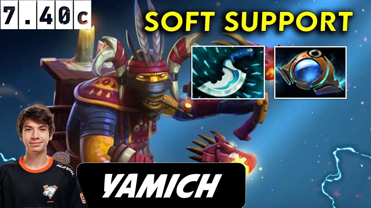 Yamich Shadow Shaman Soft Support - Dota 2 Patch 7.40c Pro Player Full Gameplay