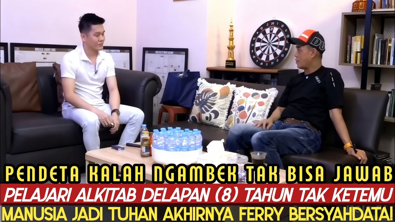 VIRAL! PELAJARI ALKITAB DELAPAN TAHUN TAK KETEMU MANUSIA JADI TUHAN AKHIRNYA FERRY BERSYAHDATA!