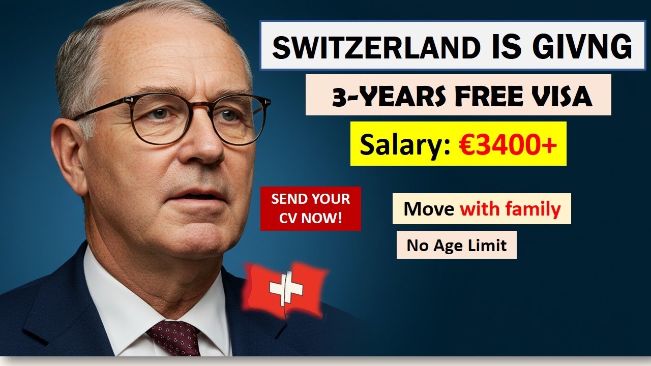 Move to Switzerland with Your Family | Earn $8,500/Month | Free Work Visa 2026 | Owafk Africa