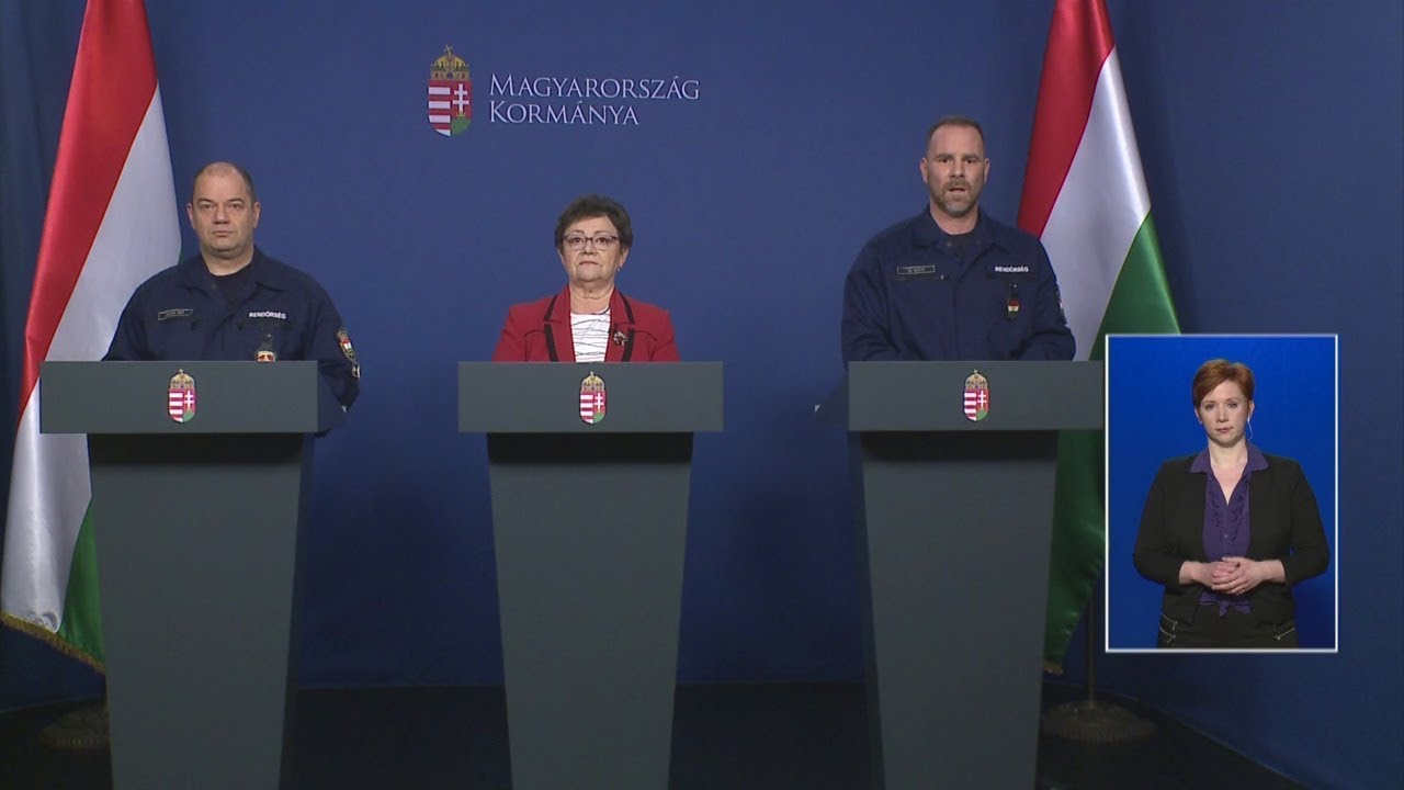 Az operatív törzs sajtótájékoztatója (2020. április 4.)