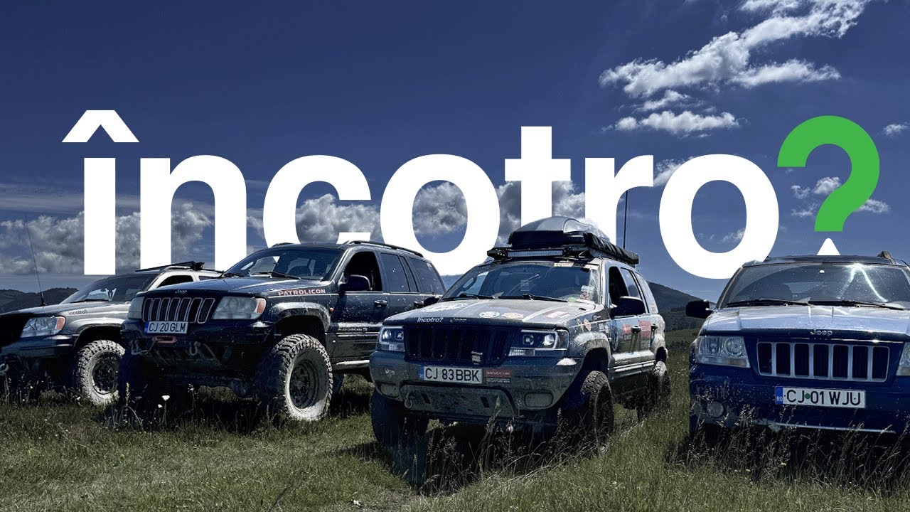 Offroad spre lacul toxic Geamăna - Camping cu 4 Jeep-uri Grand Cherokee WJ
