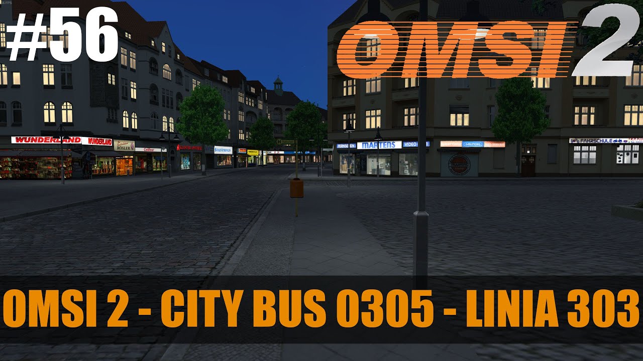 OMSI 2 #56 - City Bus O305 - Linia 303 - 2K WQHD 1440p60