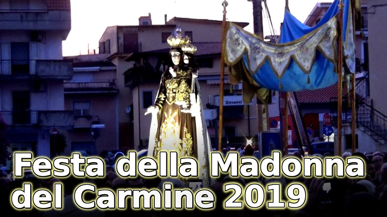 Festa della Madonna del Carmine - Processione per le vie di Scalea (CS) 16.07.2019