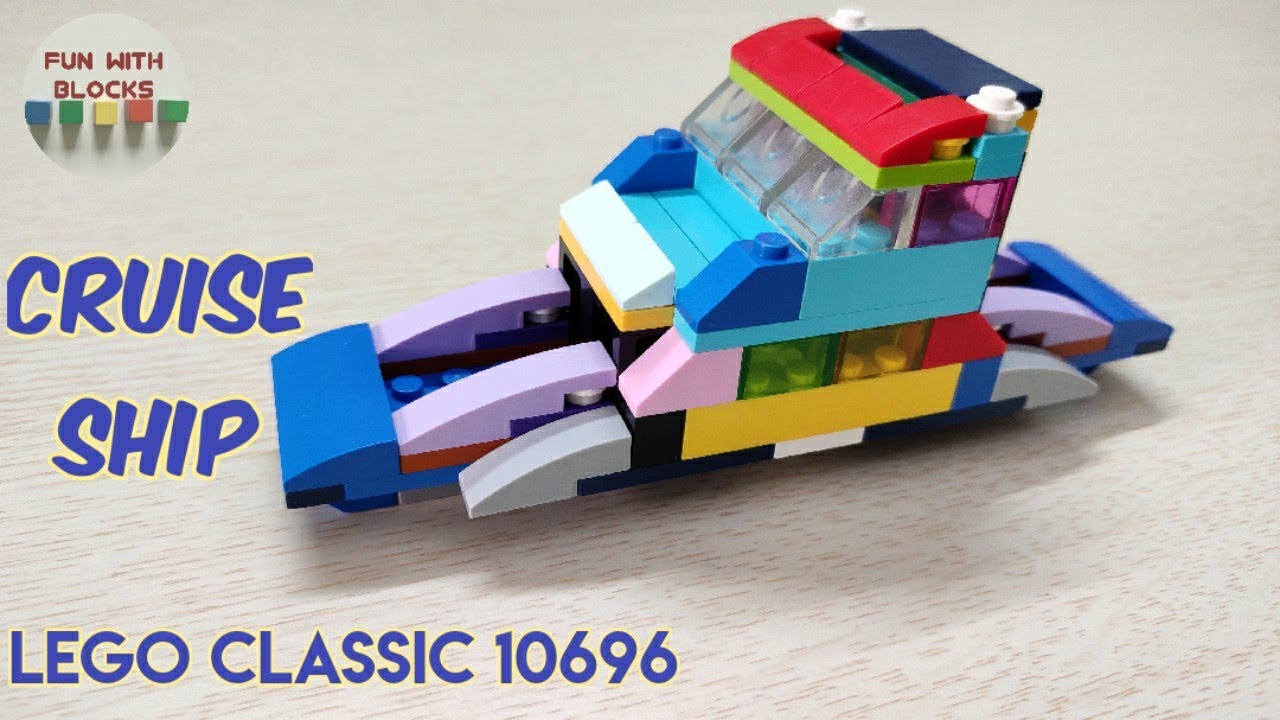 Lego Classic 10696 Cruise Ship Building Instructions