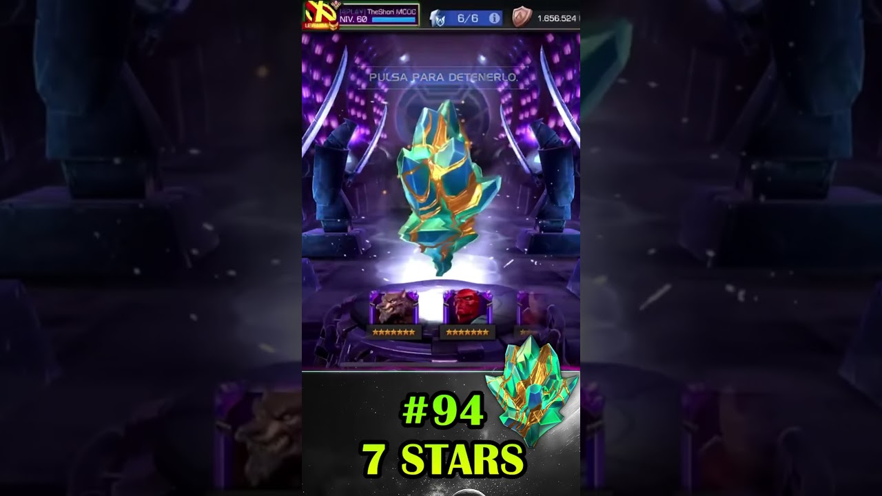 My 9️⃣4️⃣ 7 Star Opening 😍⭐️ | MCOC #shorts  #crystalopening #mcoc #7star #marvelcontestofchampions