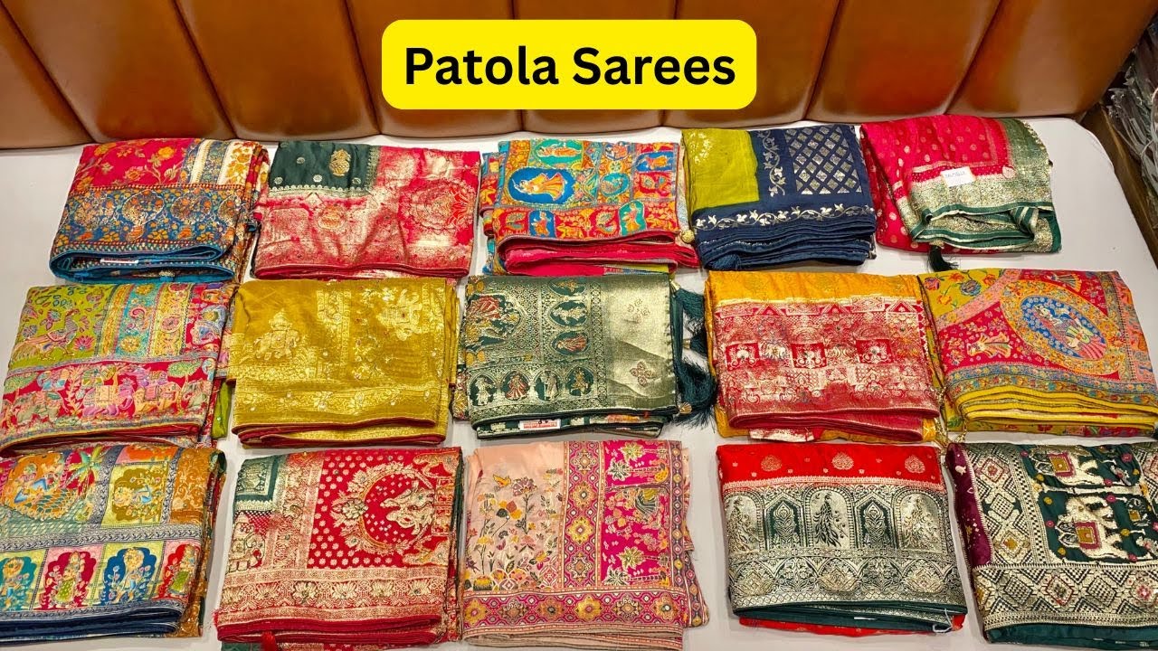 Patola Sarees Collection | Sarees Wholesale Market Surat | Sarees Factory Surat | Saboori Fashion