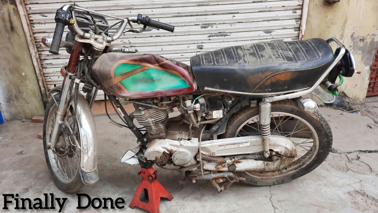 Accidental Honda CG 125 2020 Model Full Restoration | Part 3