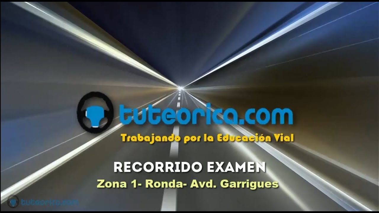 Recorrido de examen en Lleida en Febrero. Examen 1