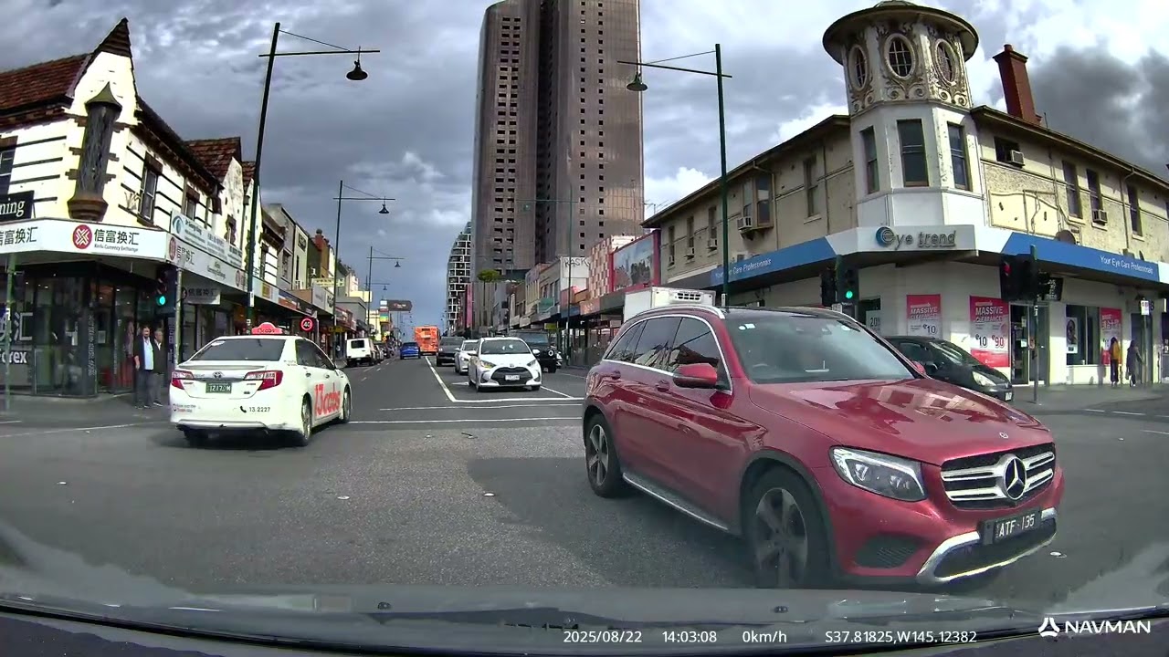 Driving Melbourne, Doncaster to Middle Park New Speed Camera trial