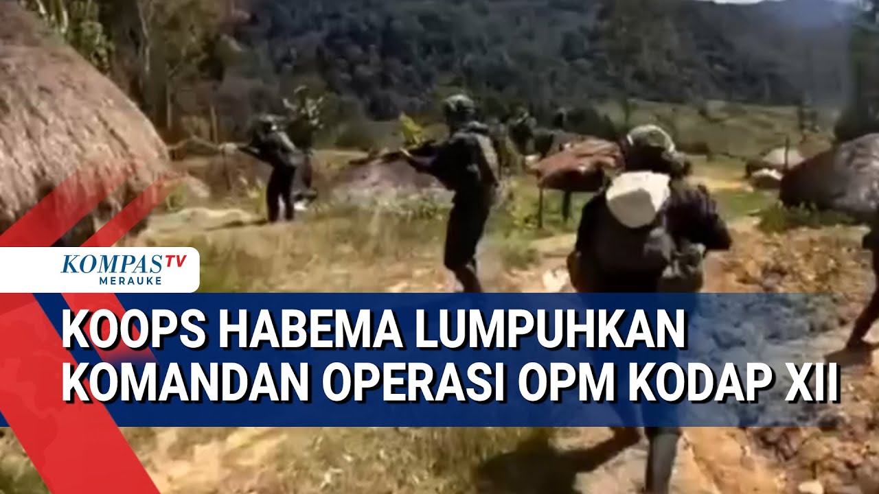 Koops Habema Lumpuhkan Komandan Operasi OPM Kodap XII