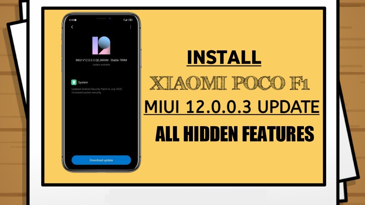 POCO F1 MIUI 12.0.0.3 UPDATE | HOW TO INSTALL | MIUI 12 FEW FOR POCO F1
