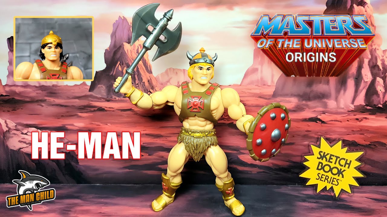 Обзор фигурки HE-MAN из серии Masters Of The Universe Origins Sketch Book!