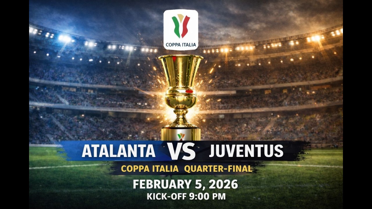 Atalanta vs Juventus | Coppa Italia Quarter-Final
