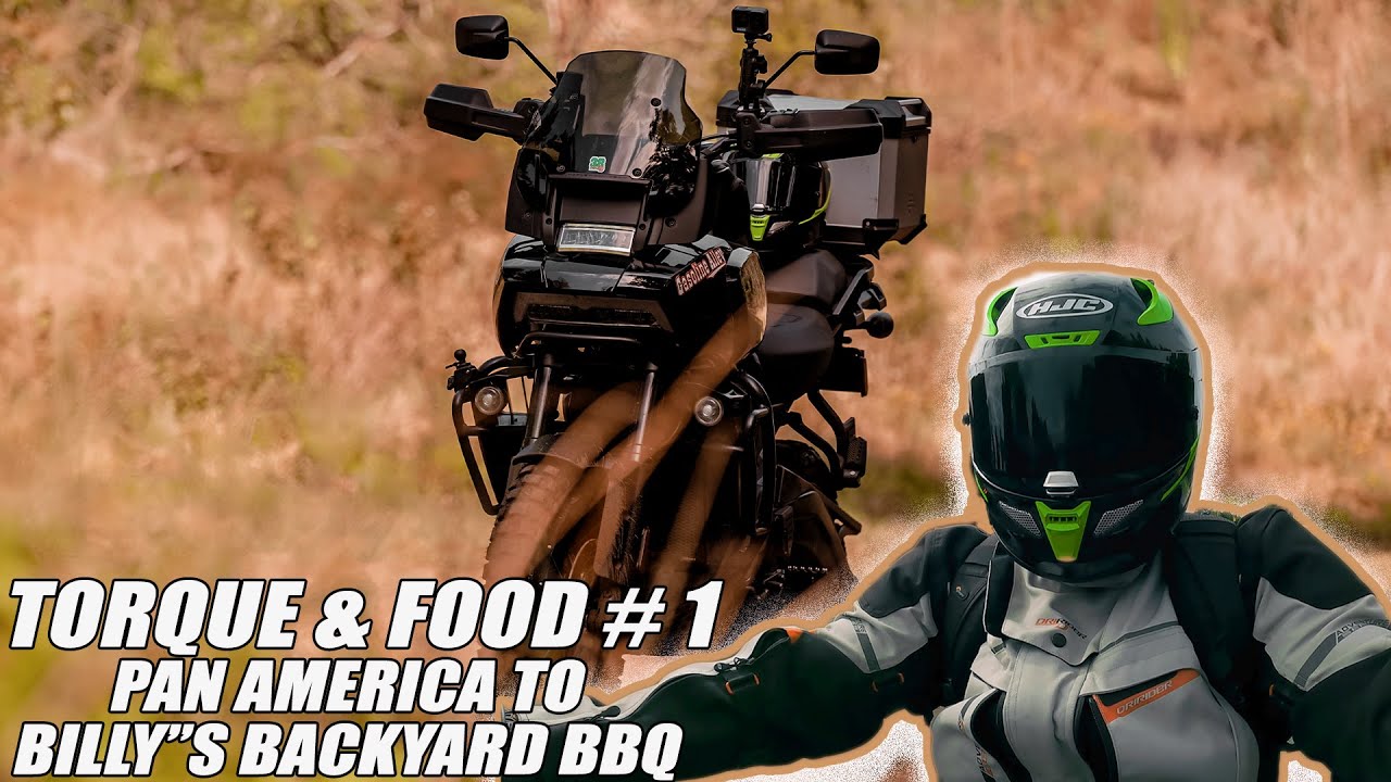 Torque & Food Show #1 - Harley Davidson Pan America to Billy's Backyard BBQ. #harleydavidson  #bbq