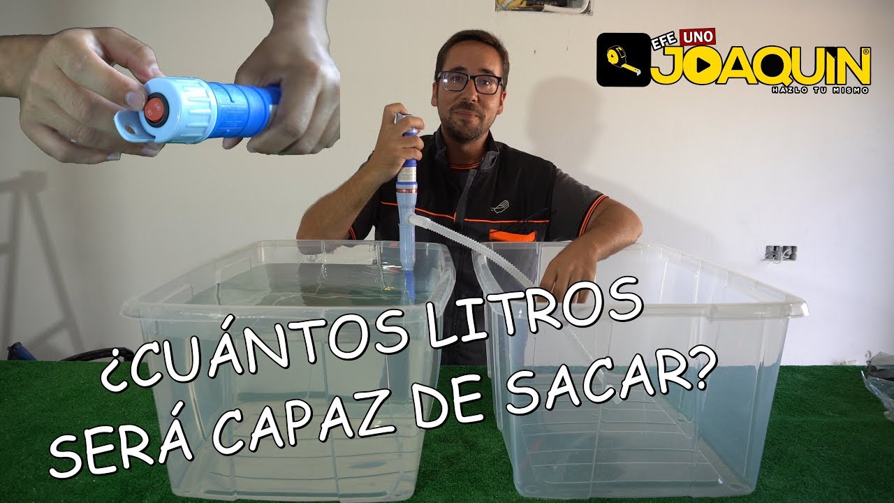 BOMBA DE AGUA A PILAS (Para agua y gasolina)