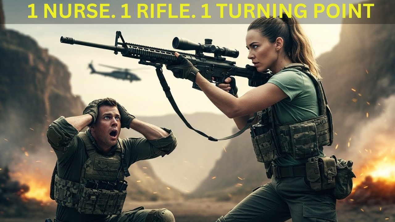 They Called Her “Just a Nurse” — Until the Navy SEAL Watched Her Take the Rifle and Turn the Fight