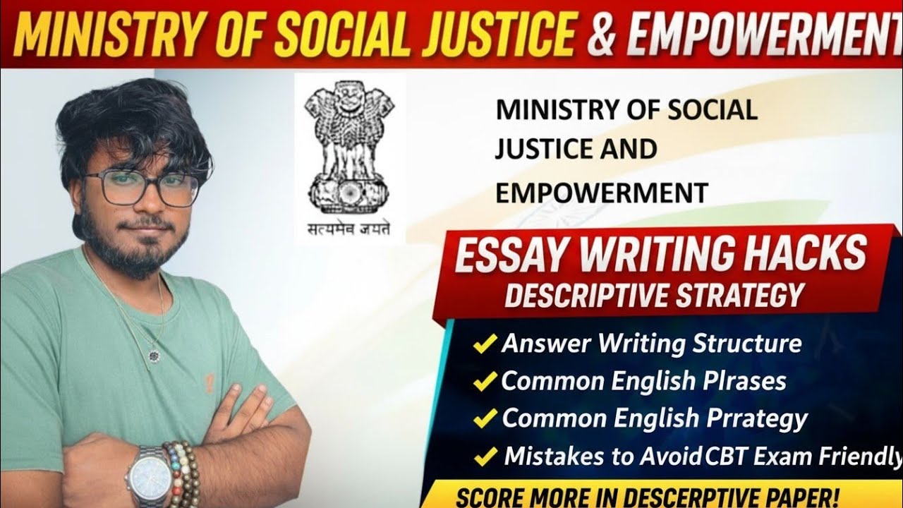 Essay Writing Hacks | Descriptive Answer Writing Structure & Common English Phrases | MoSJE Exam