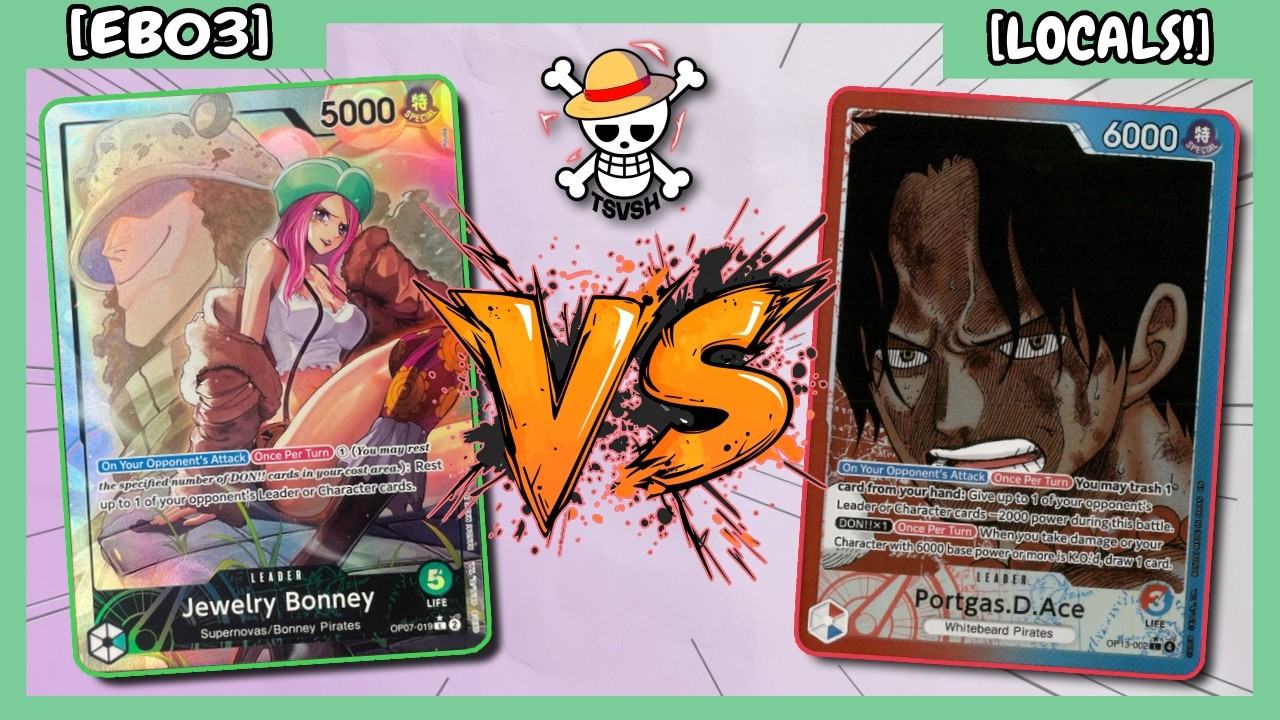 (EB03) G Bonney VS RB Ace OPTCG POV
