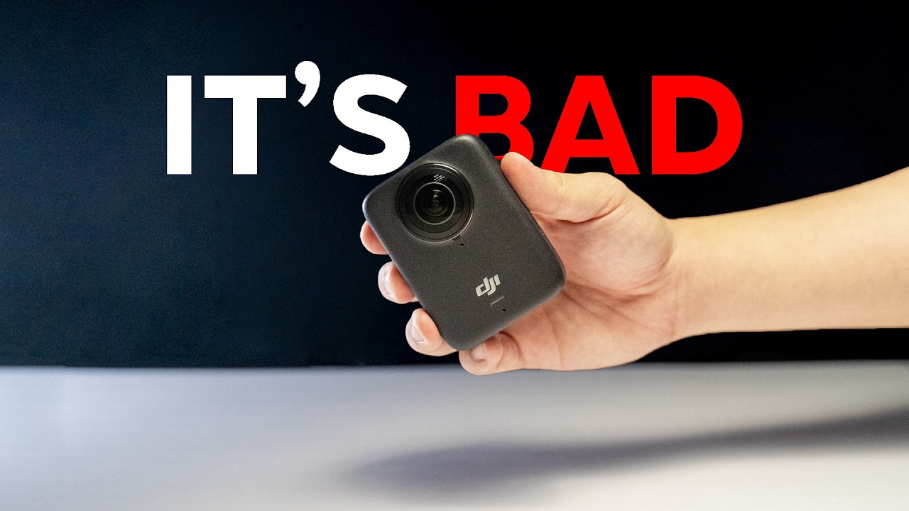 The DJI Osmo 360 kinda sucks.