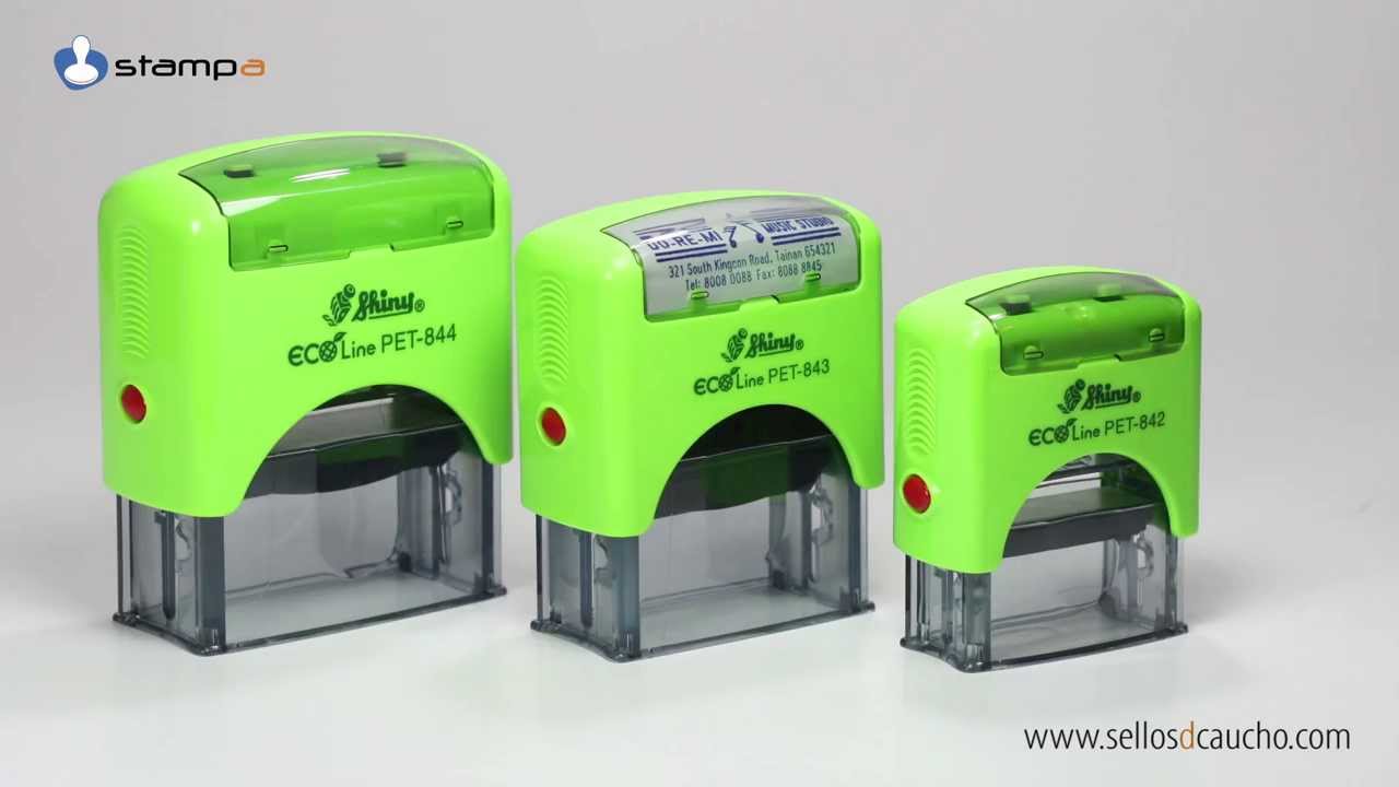sellos automáticos ecológicos